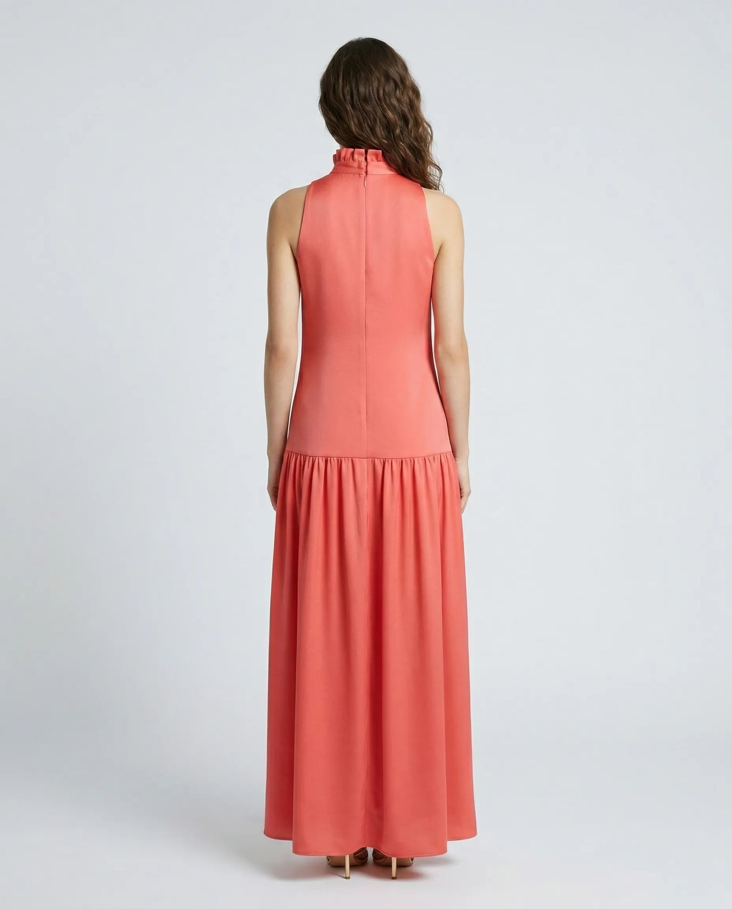 Vestido coral