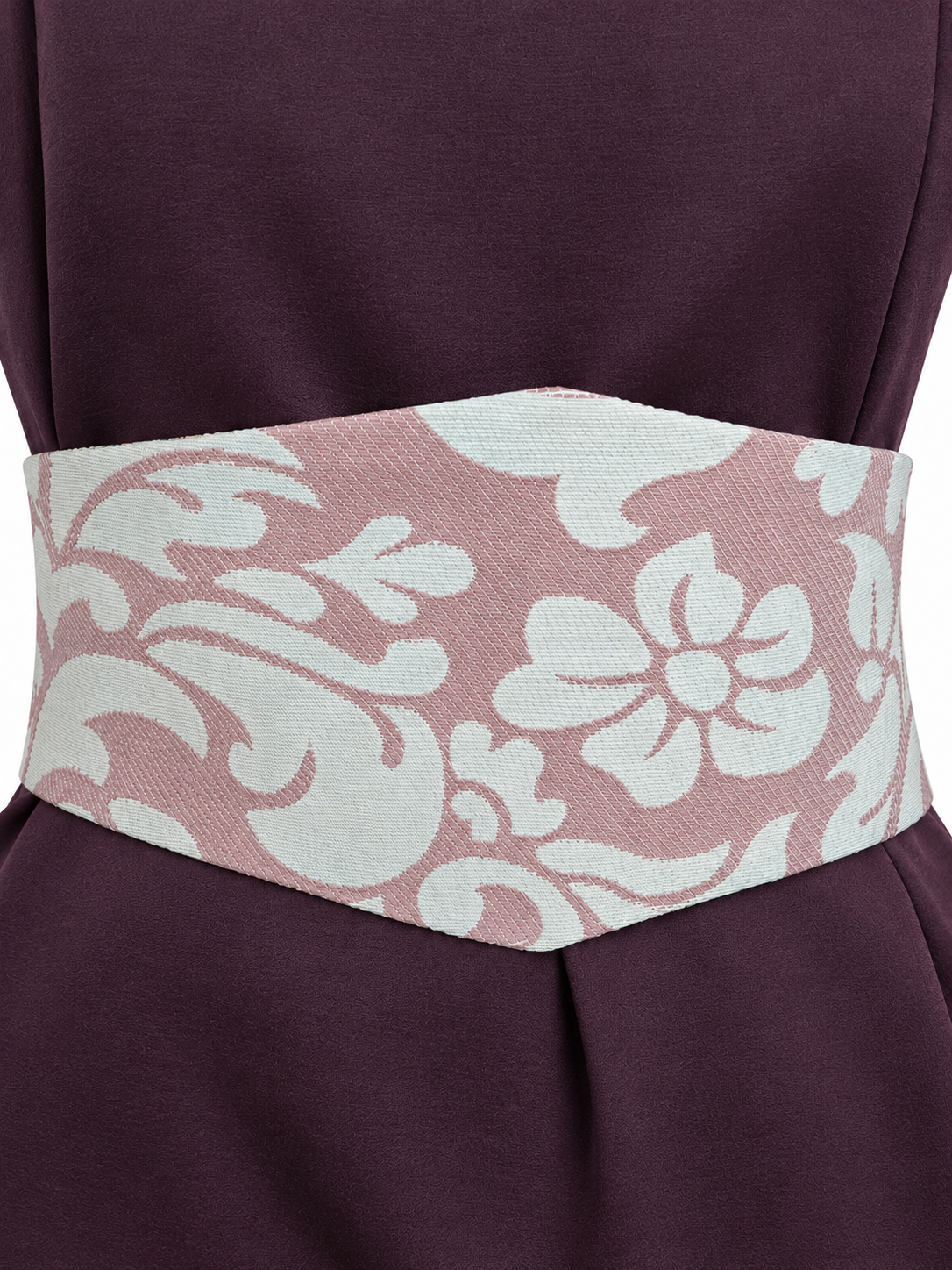 Blusa con fajín reversible